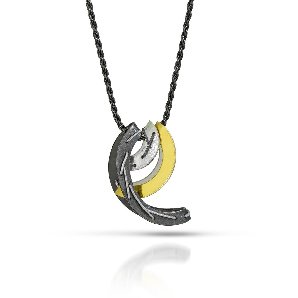 Layered Crescent Necklace