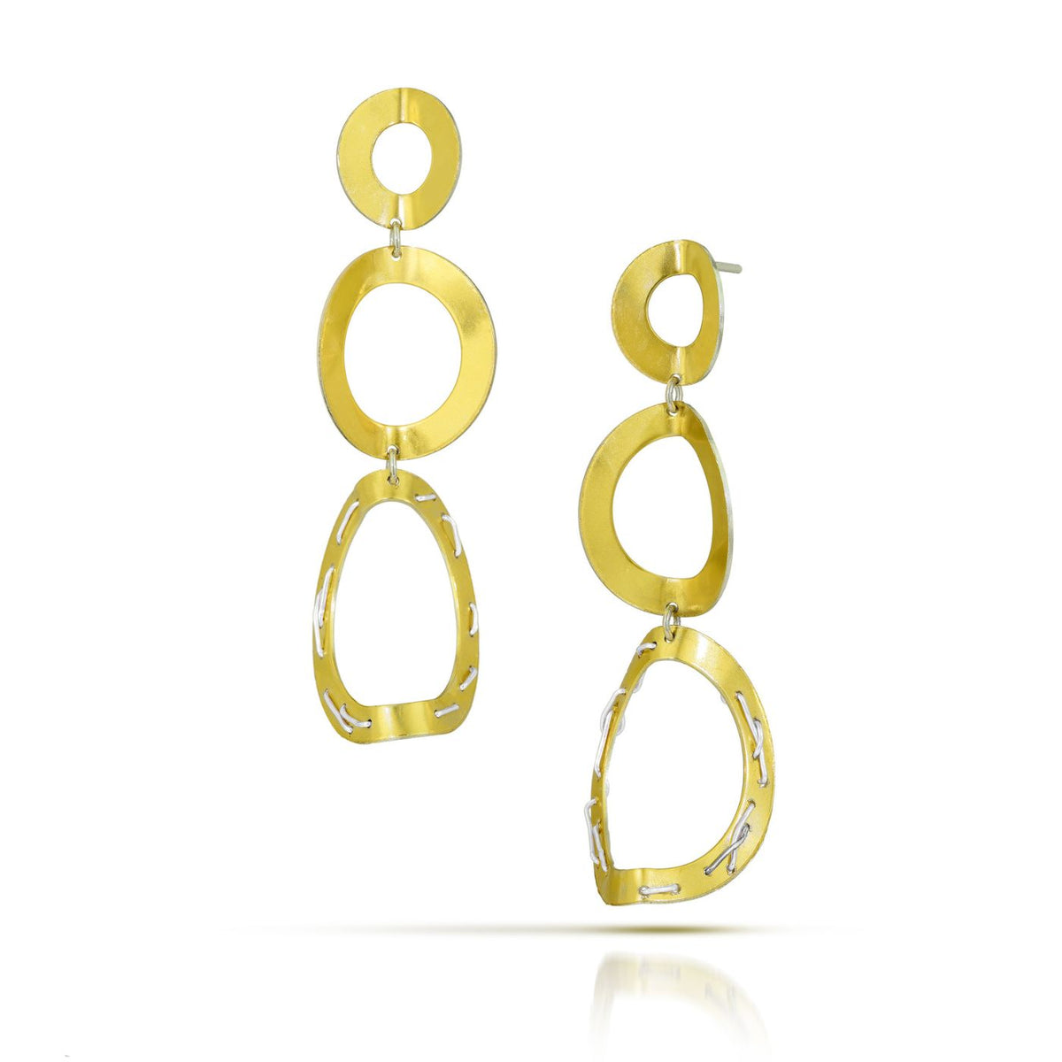 Dangling  Arc Earrings