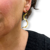 Dangling  Arc Earrings