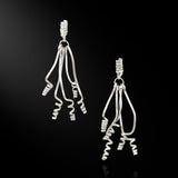 Dynamic Swirl Movement Earrings