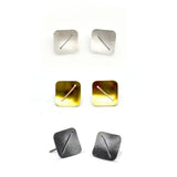 Square Earring Studs