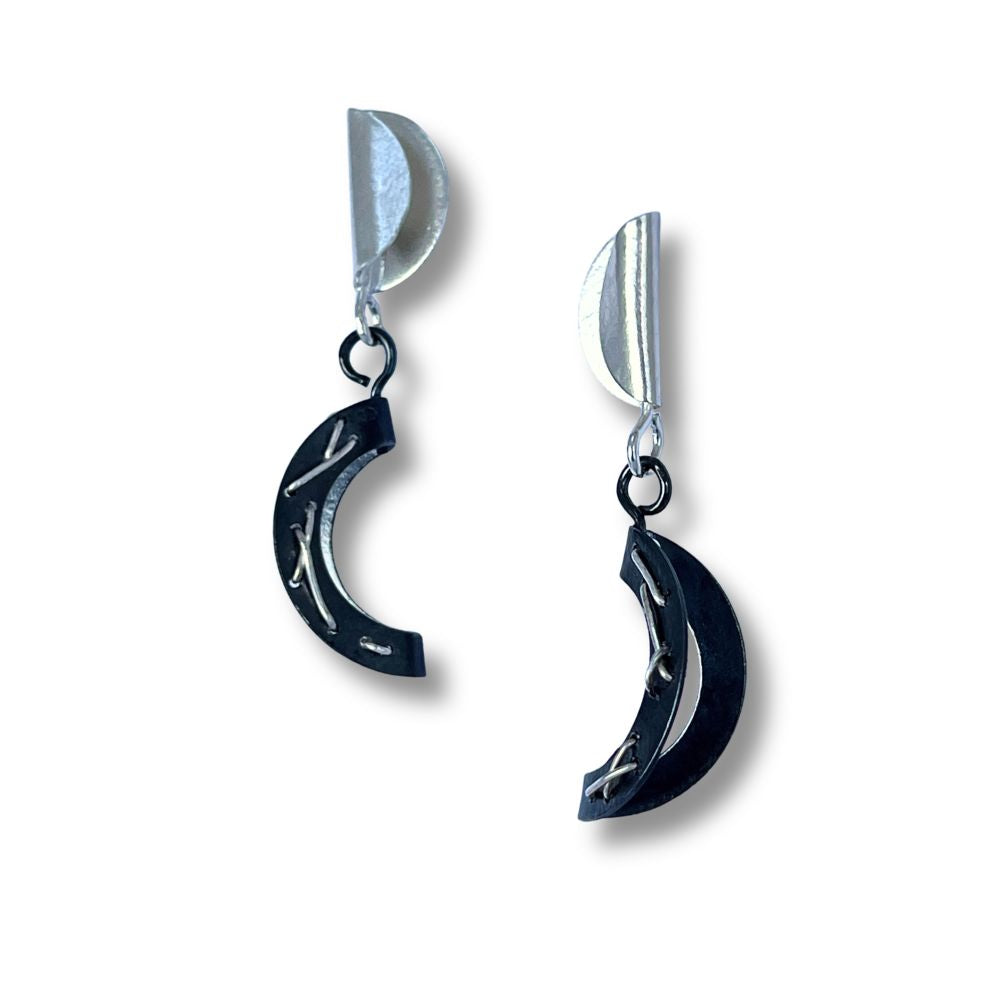 Crescent Drop Earrings