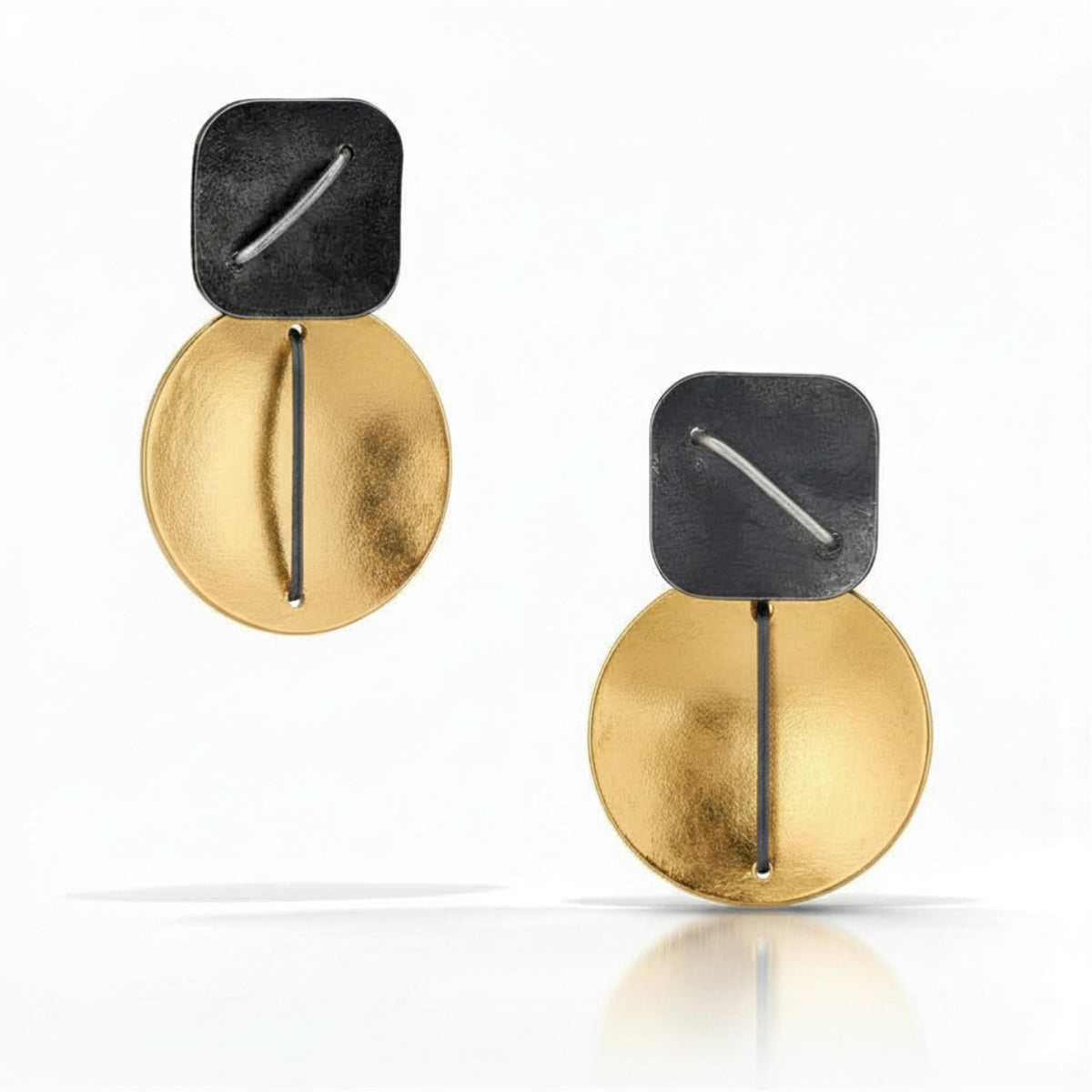 Circle and the Square Earring