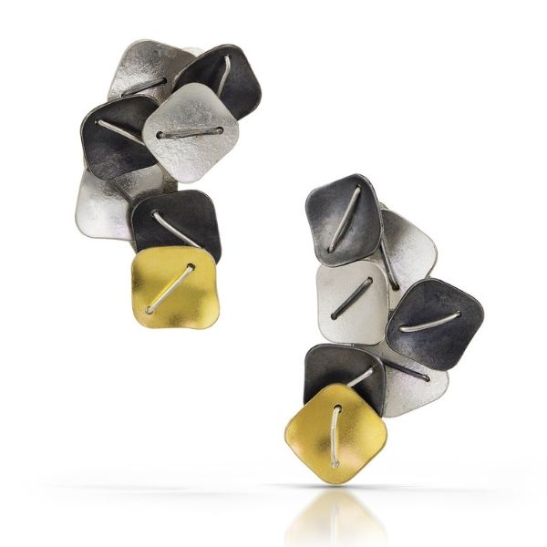 Suzanne Schwartz layered earrings