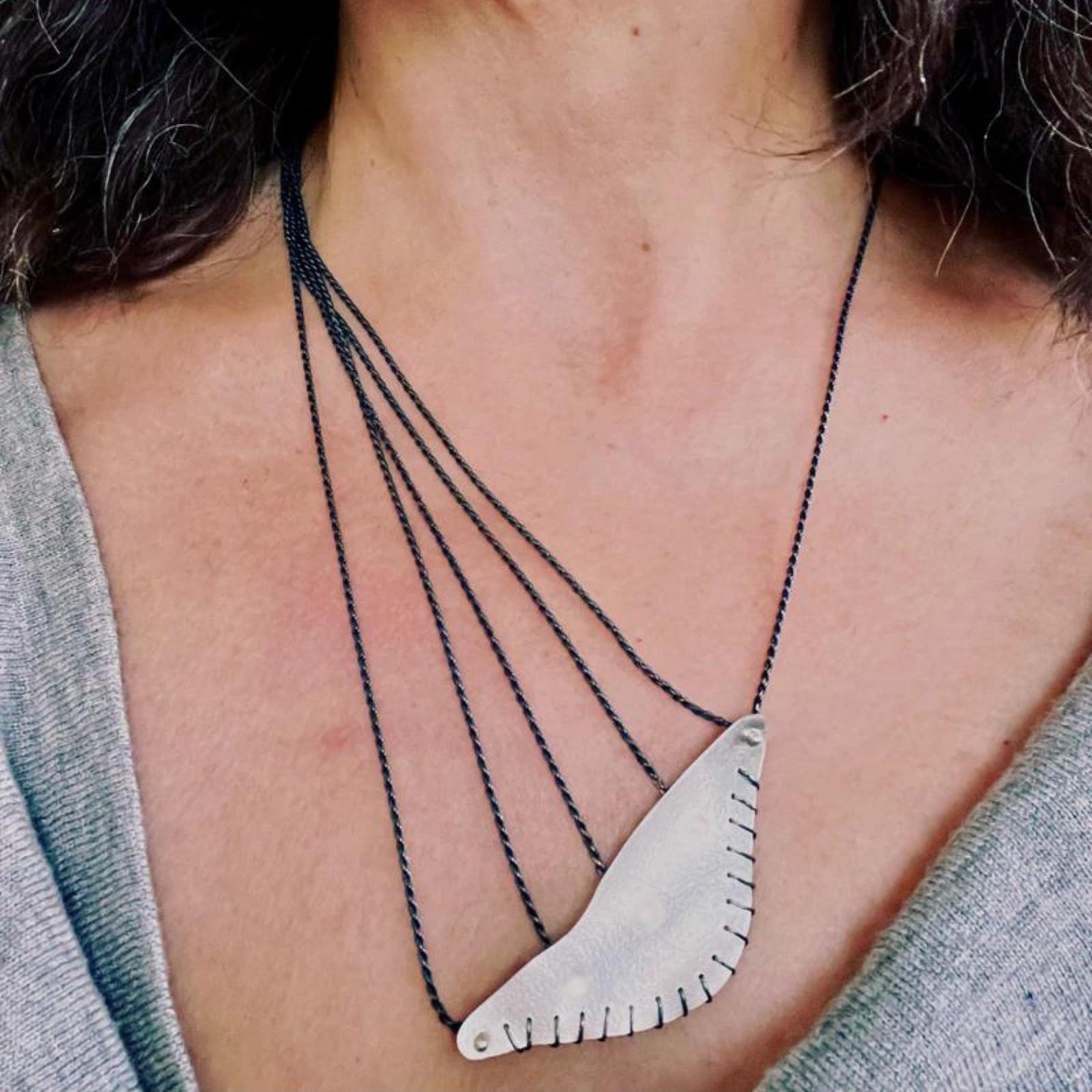 Suzanne Schwartz wearing necklace