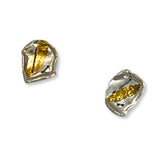 Handcrafted Pebble Stud Earrings