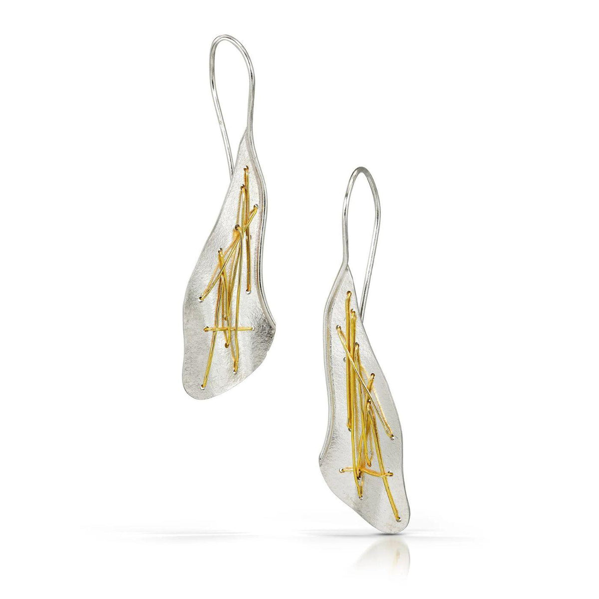Anna Stitched Drop Earrings