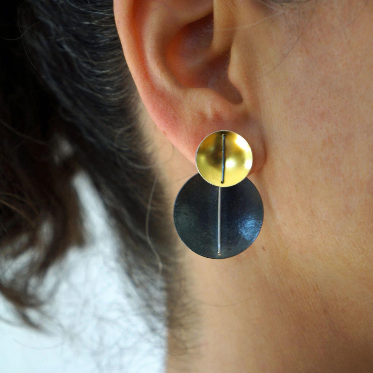 Double Circle Earrings