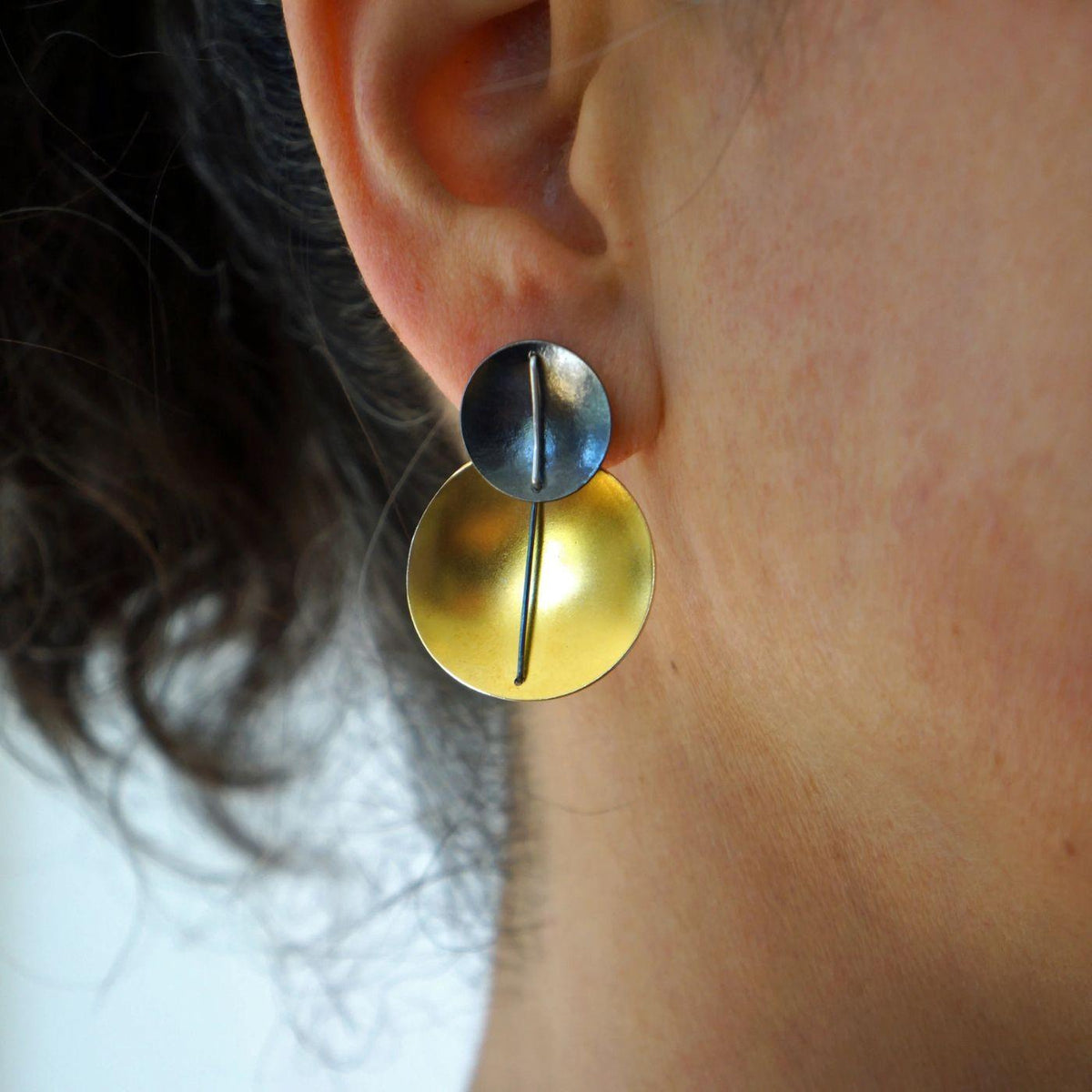 Double Circle Earrings
