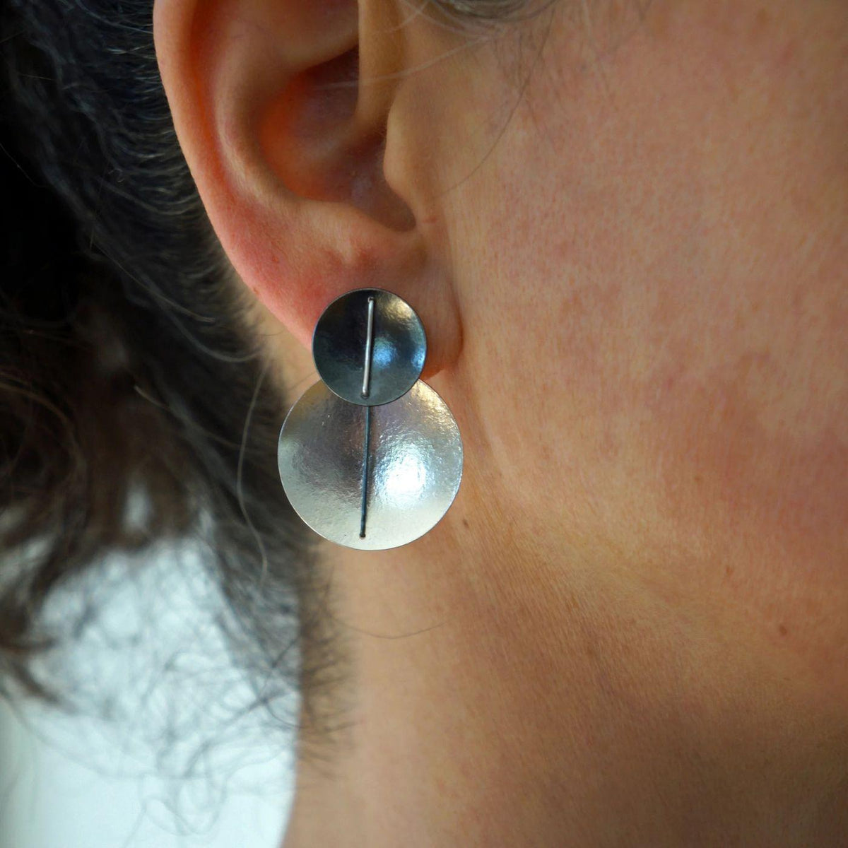 Double Circle Earrings