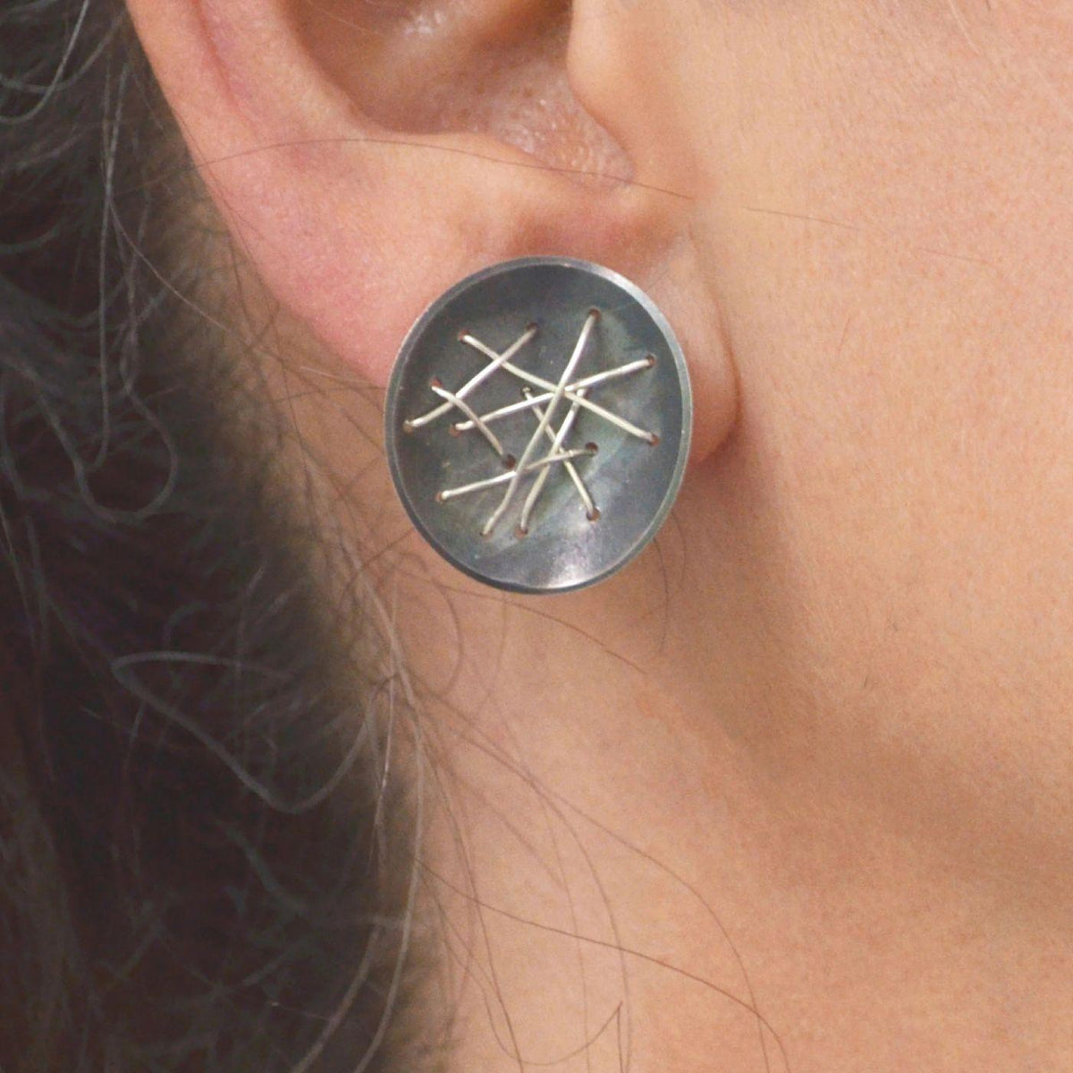 Free Form Post Earrings