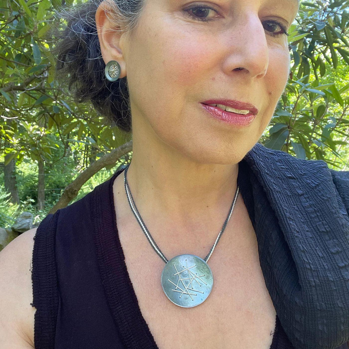Freeform Pendant Necklace