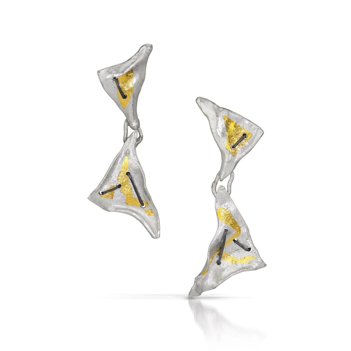 Jux Triangular Drop Earrings
