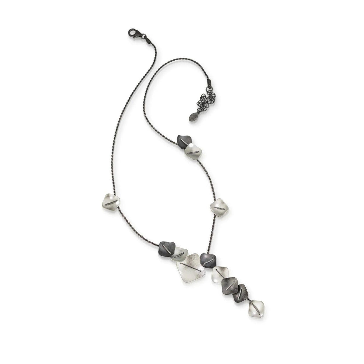 Layered Small Square Necklace
