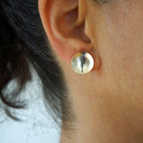 Minimalist Circle Stud Earrings