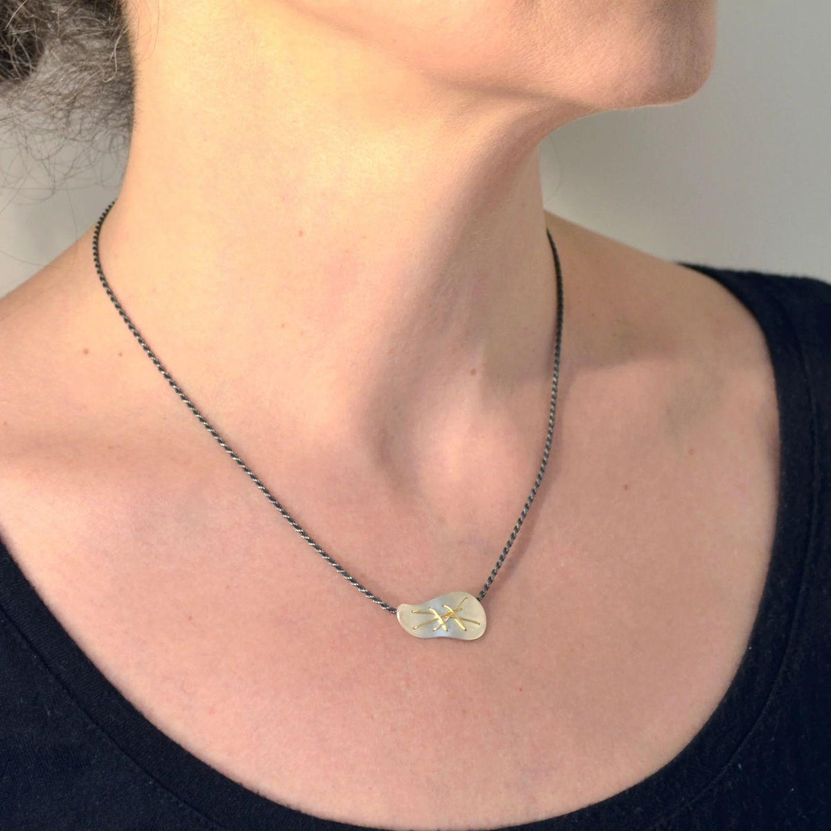 Single Cascade Pendant Necklace