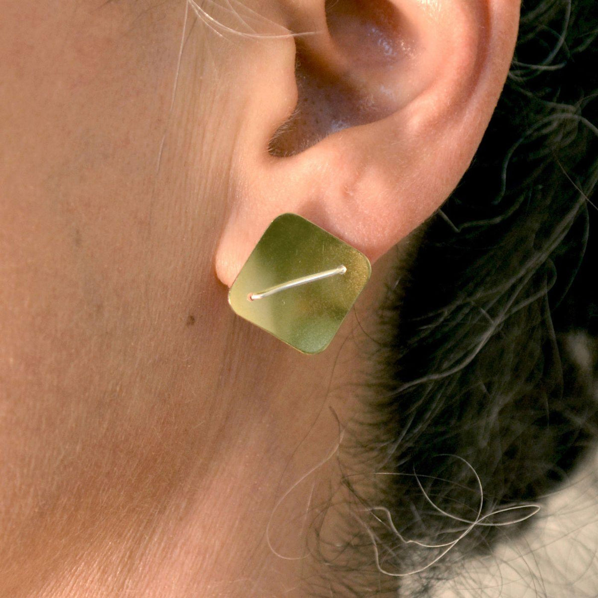 Square Earring Studs