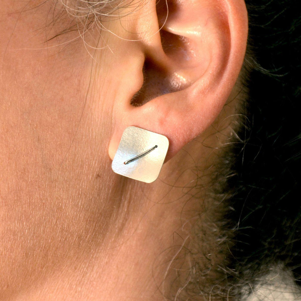 Square Earring Studs