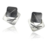 Two Square Layered Earrings