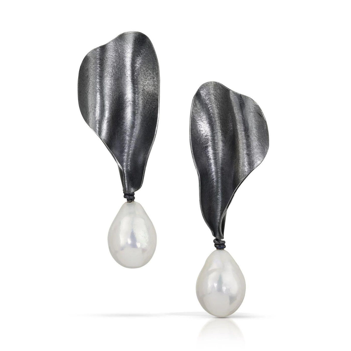 Wave of Grace Pearl Earrings