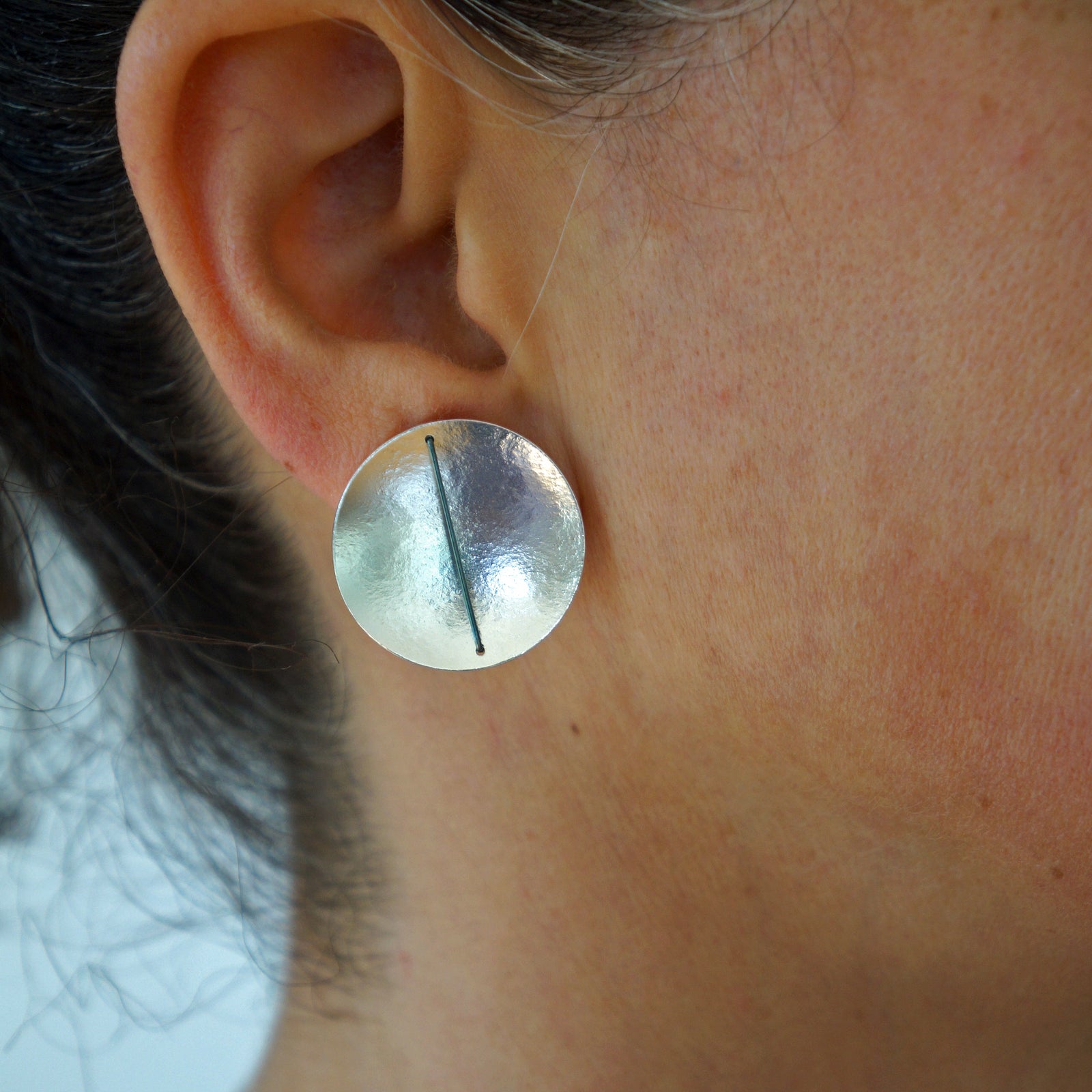 Suzanne Schwartz Circle Earring