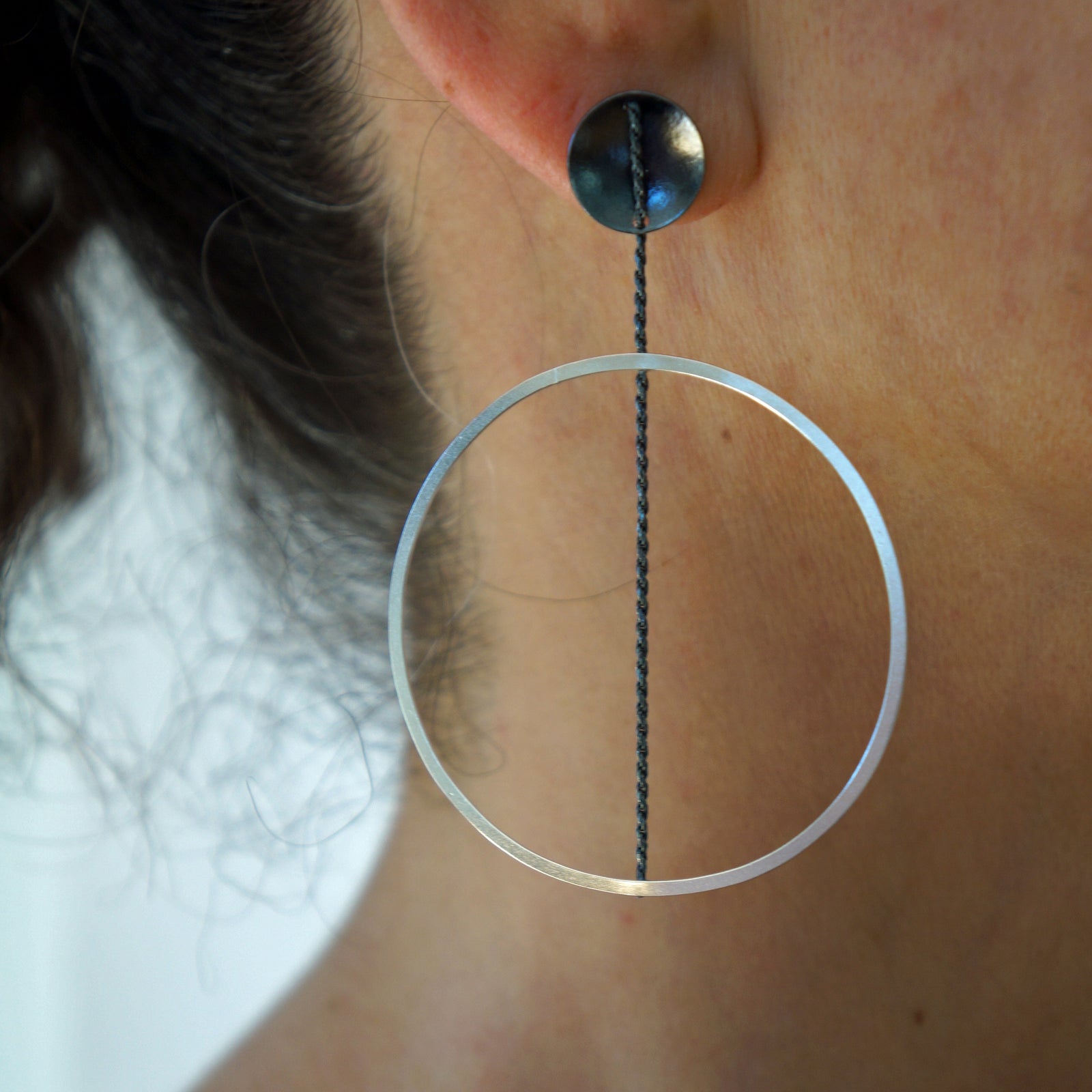 Suzanne Schwartz Hoop Earrings