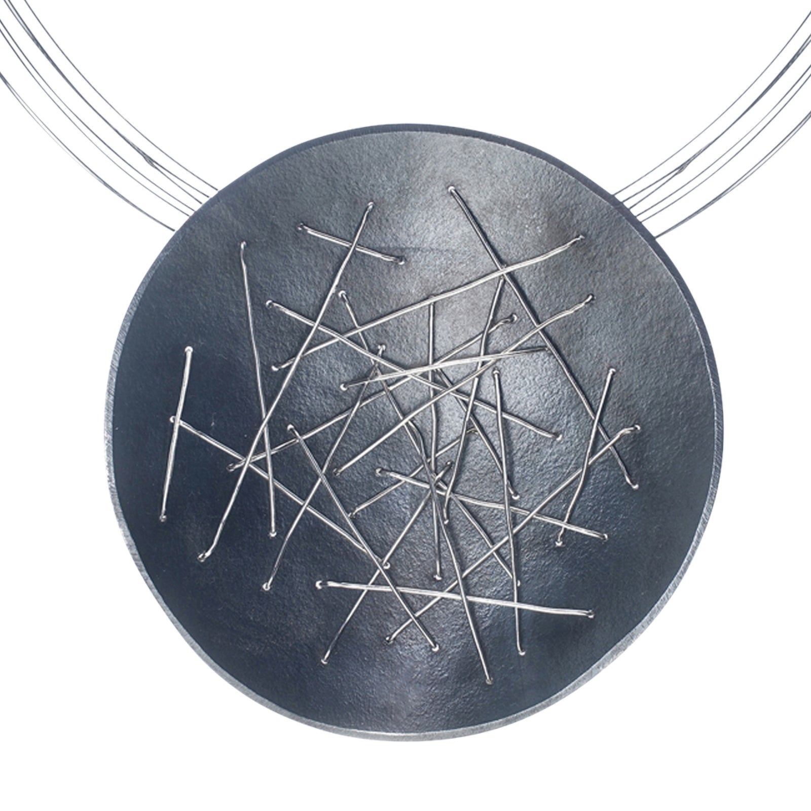 Suzanne Schwartz Freeform Pendant Necklace