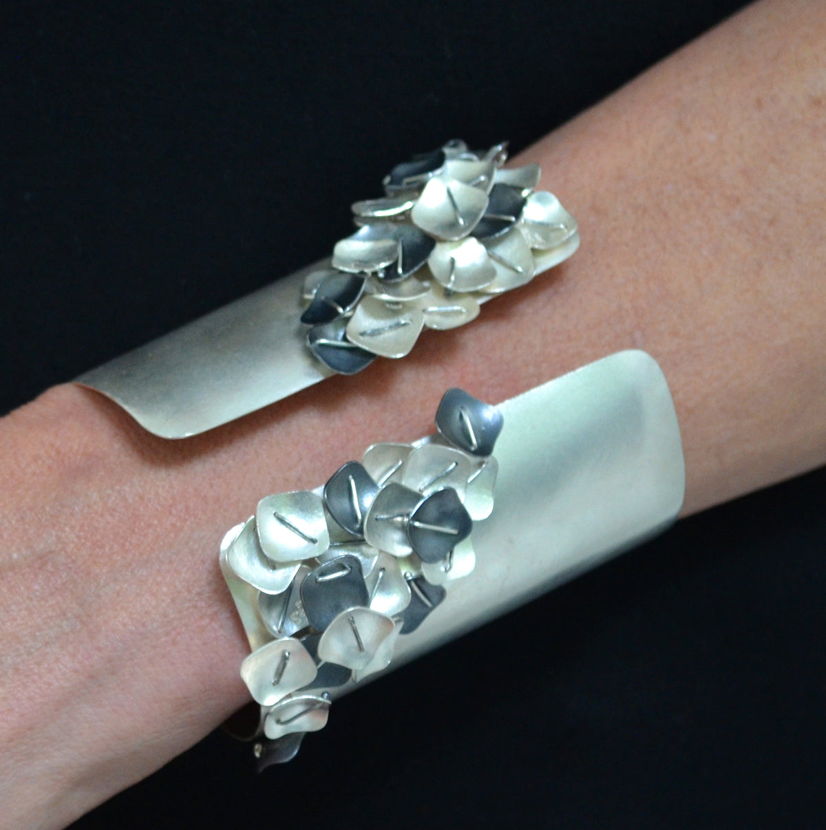 Suzanne Schwartz wearing Layered Statement Cuff